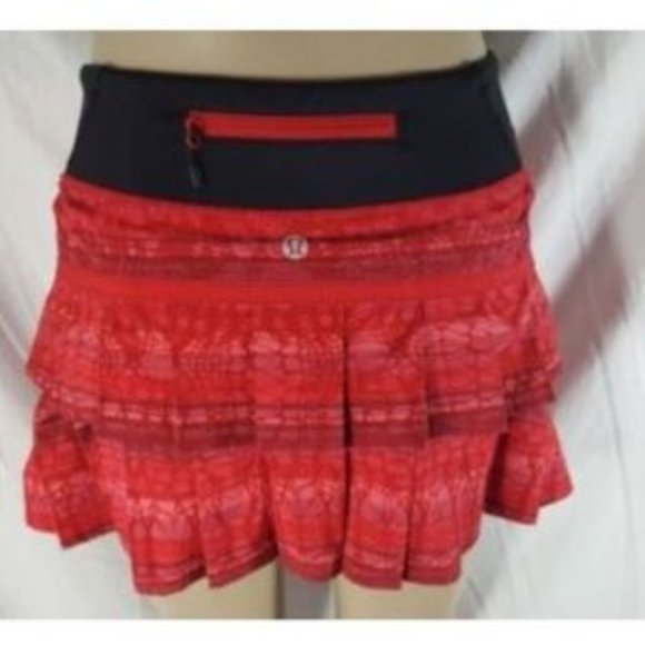 lululemon athletica Dresses & Skirts - Lululemon Pace Setter Skirt 2 Make Davie Run Crazy
